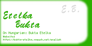 etelka bukta business card